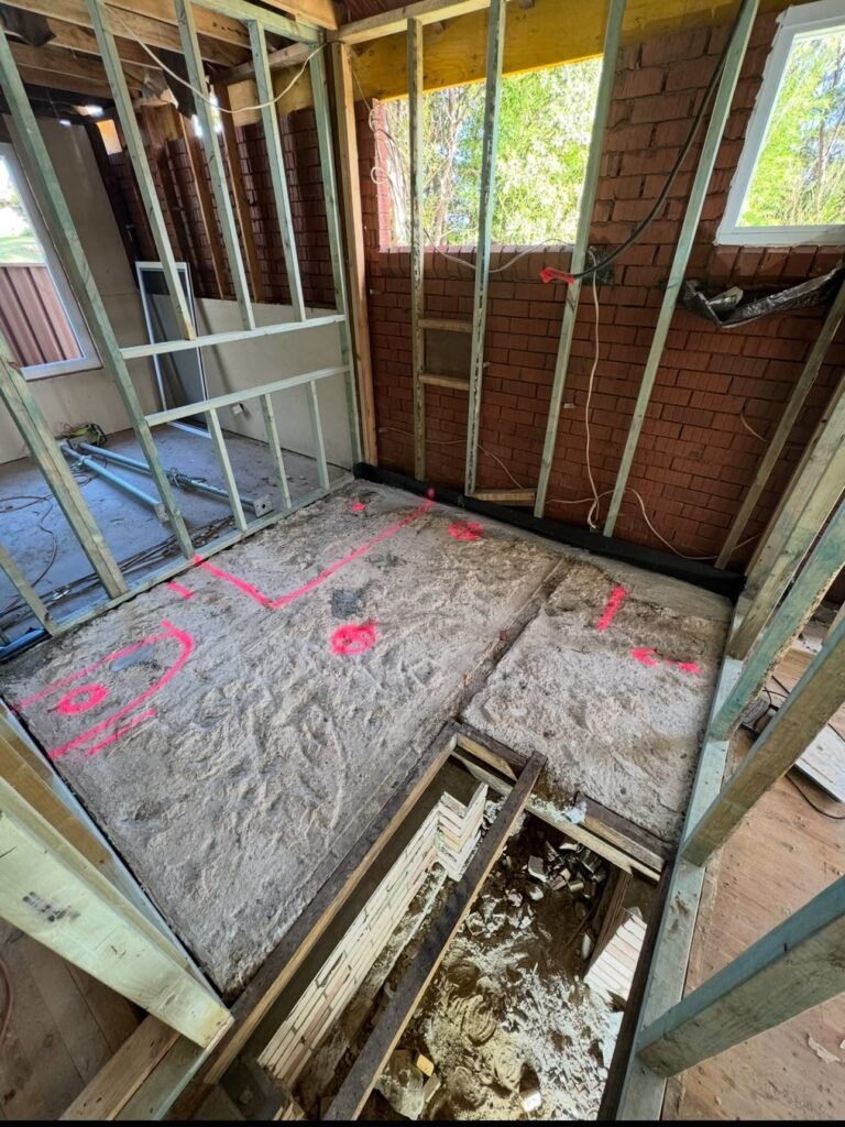 Bathroom Renovation Sydney — progress photo 1